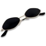 Retro Hexagonal Vintage sunglasses UV400 Protection, Unisex Metal Frame - Image 3