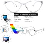 UV Protection, Night Vision Cat-eye Sunglasses (Free Size) (For Men & Women, Clear) - Image 5