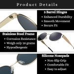 Vintage 90s Sunglasses With Retro Oval Sunglasses For Women & Men | Trending, Stylish - Image 4