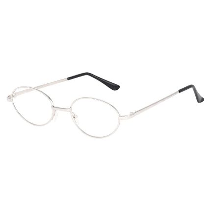 Clear Lens Oval with Metal Gold Frame Sunglasses/Goggles For Women's- UV Protected