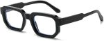 Rectangle Blue Light Blocking Glasses for Women & Men