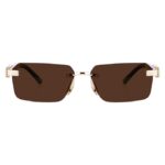Rectangular Rimless Sunglasses for Men and Women - Image 5