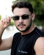 Ryffers Black Rectangular Sunglasses | Premium Metal Frame | Unisex Stylish Shades - Image 5